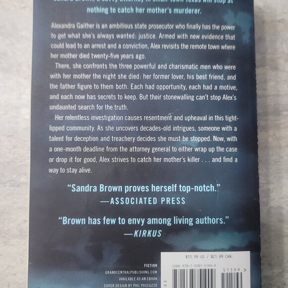 #365 Sandra Brown Best Kept Secrets Book - Picture 3 of 6